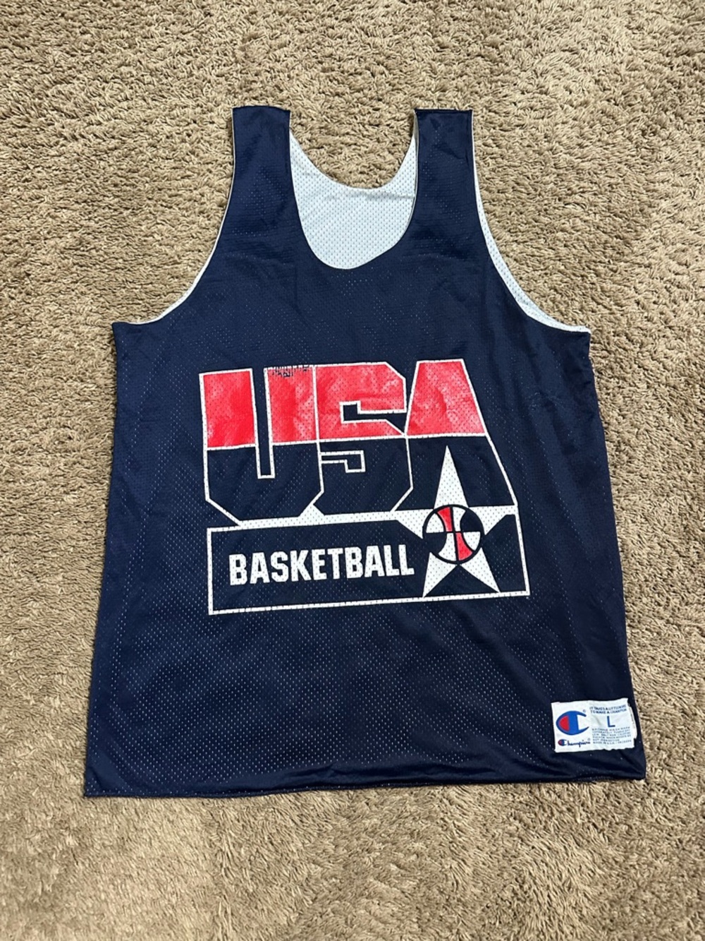 Vintage NBA Champion USA Dream Team jersey 90s size large